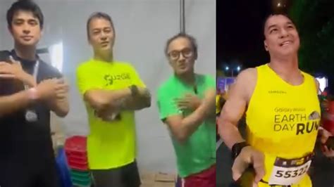 Actor Gardo Versoza runs his first 5K since heart attack .
